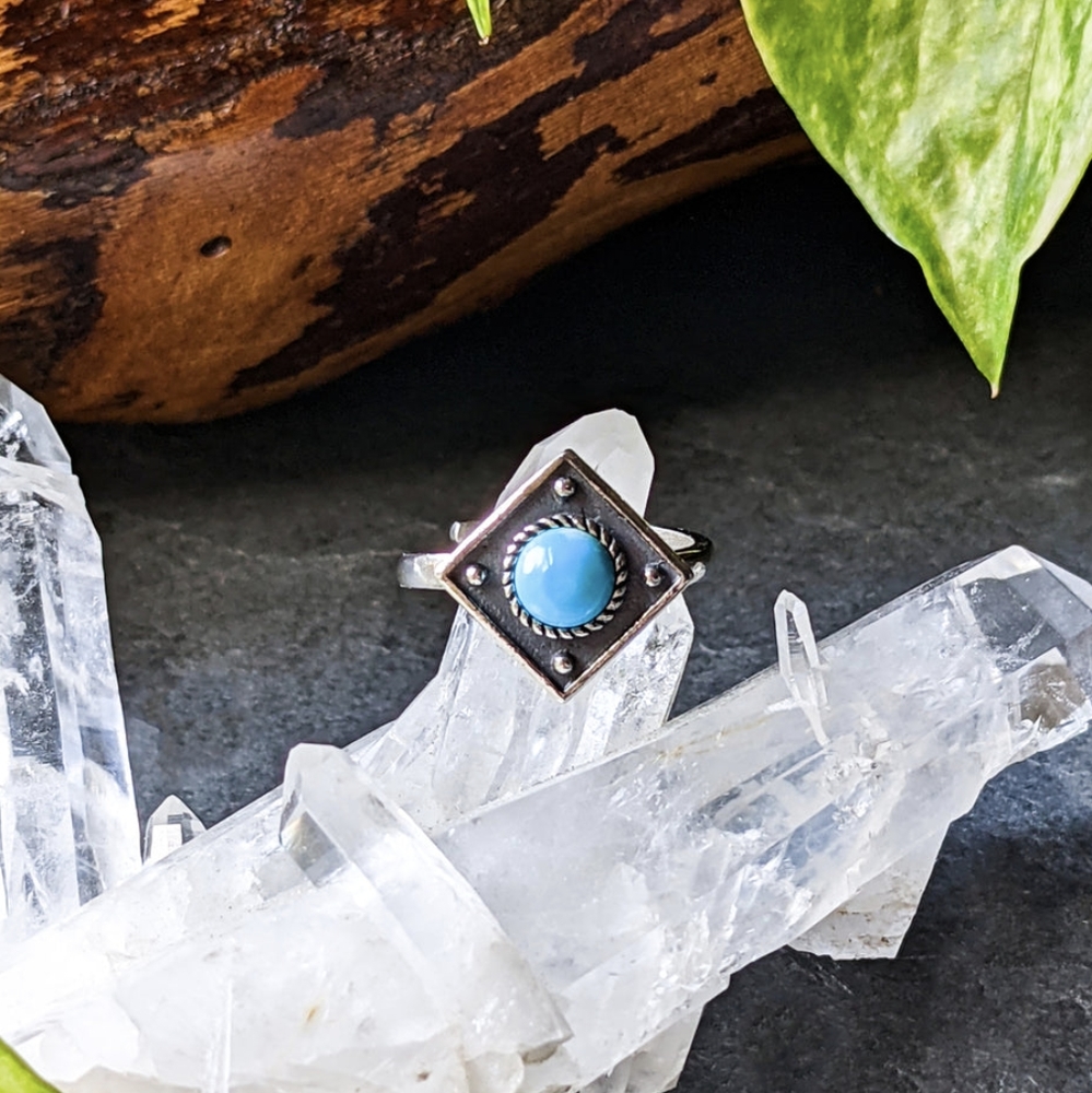 🦋LAST🦋 NWT Sowell Jewelry Catalina Turquoise and Sterling Silver Ring